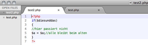 SublimeText Seitenleiste